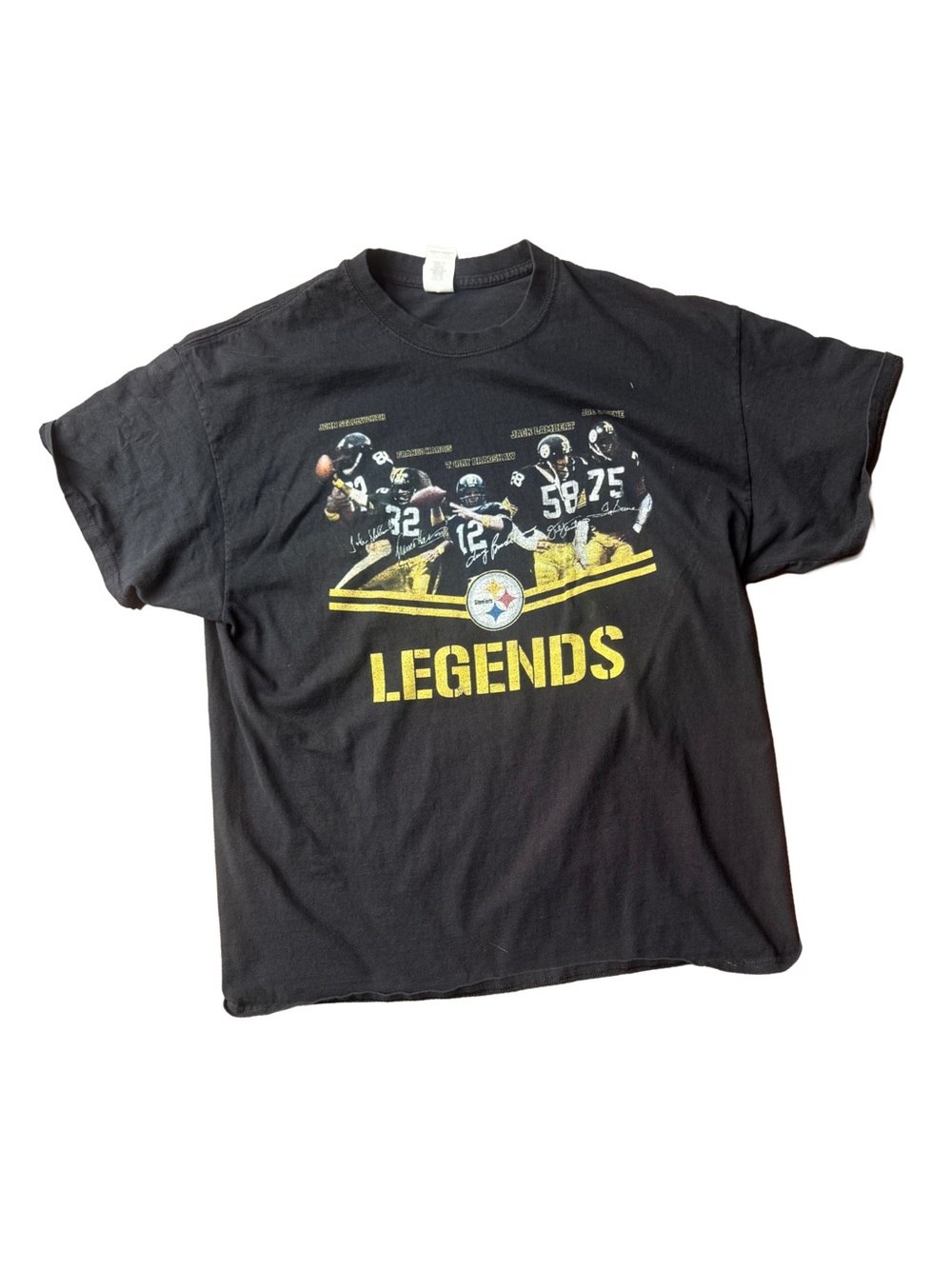 Vtg Gildan Pittsburgh Steelers Legends T-Shirt XL